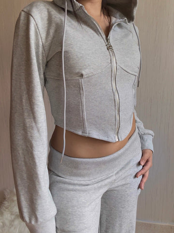 Corset Hoodie Set