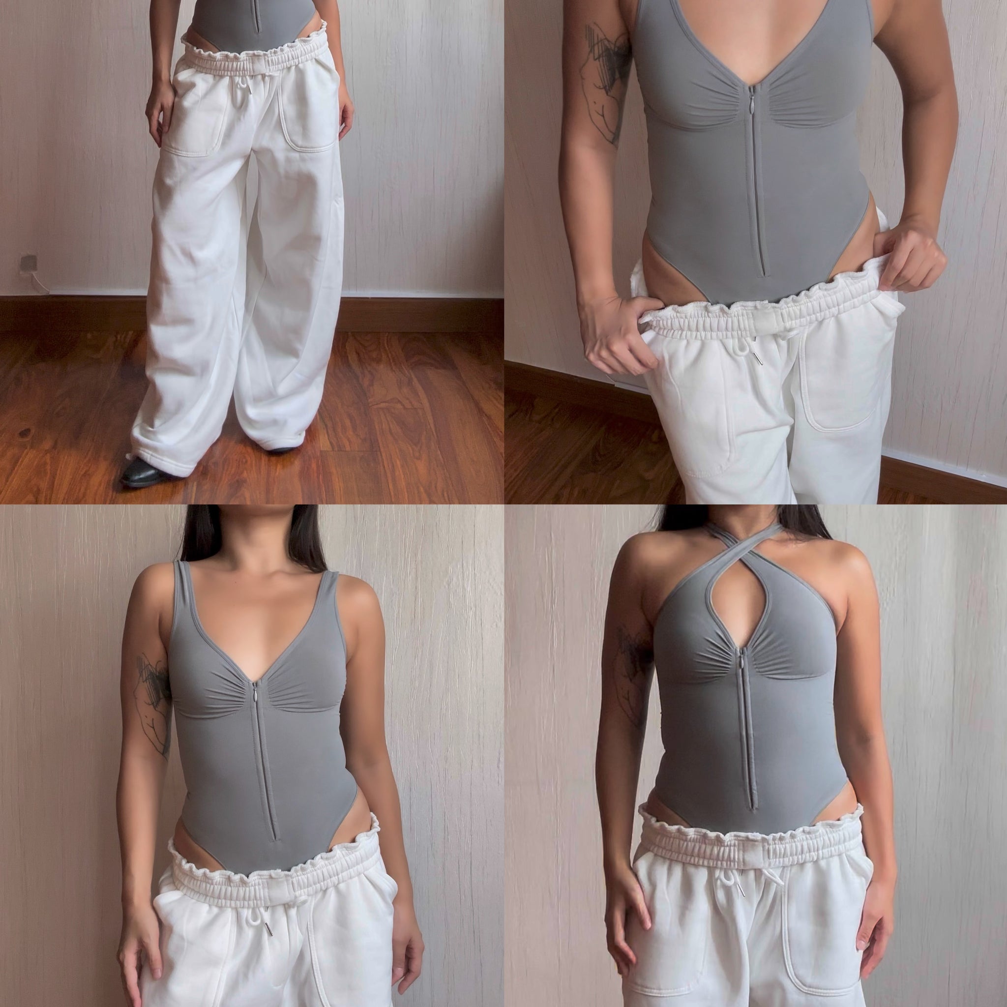 Low Back - Zipper Shapewear Bodysuit
