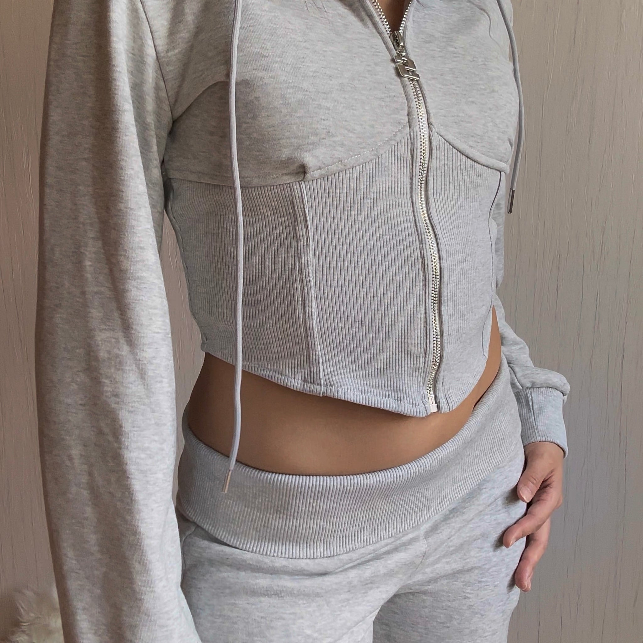 Corset Hoodie Set