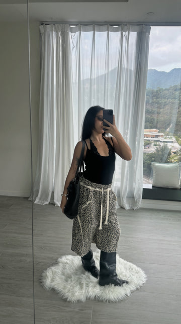 Rugged Leopard Shorts