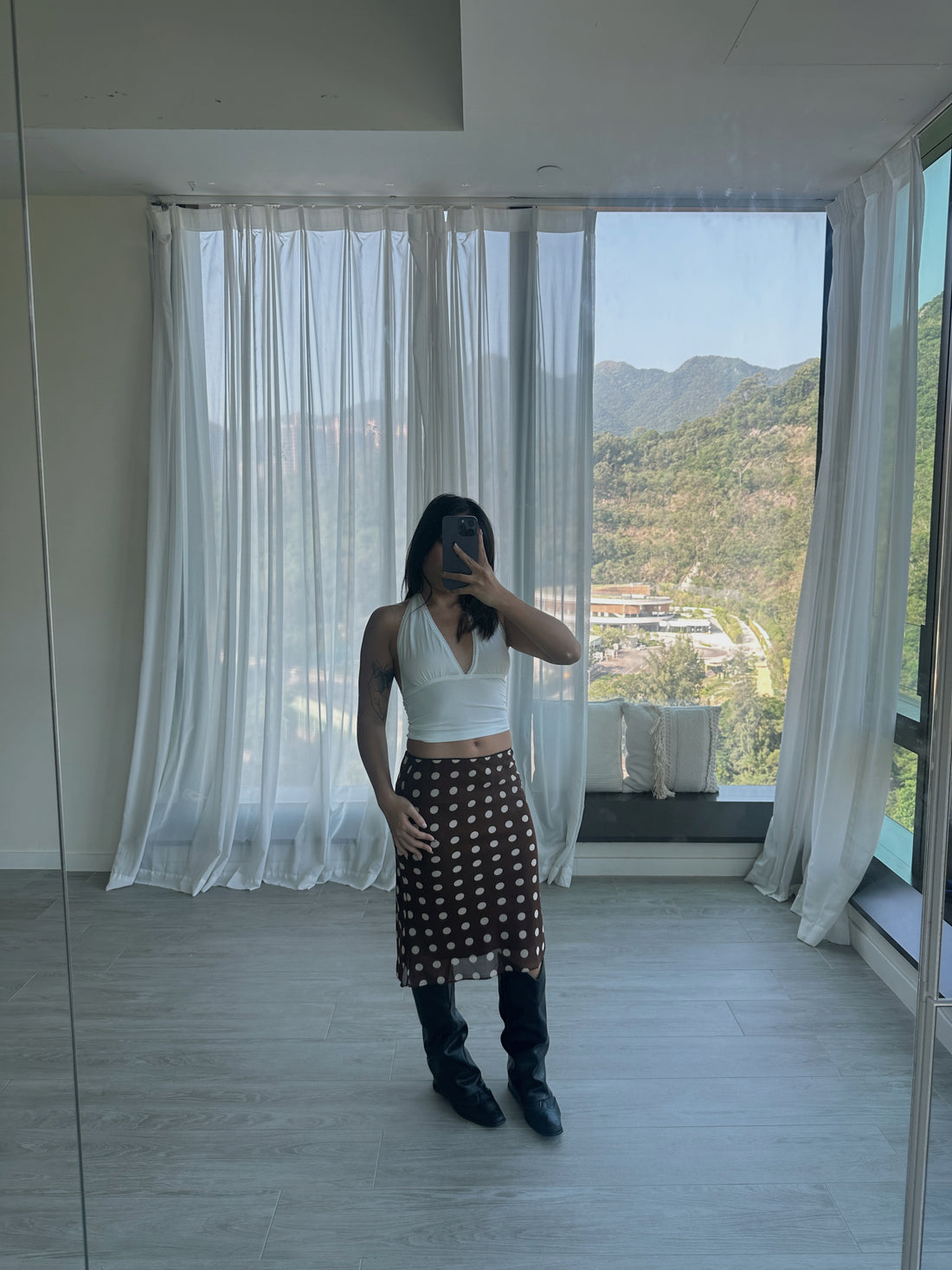 Cafe Dot Skirt