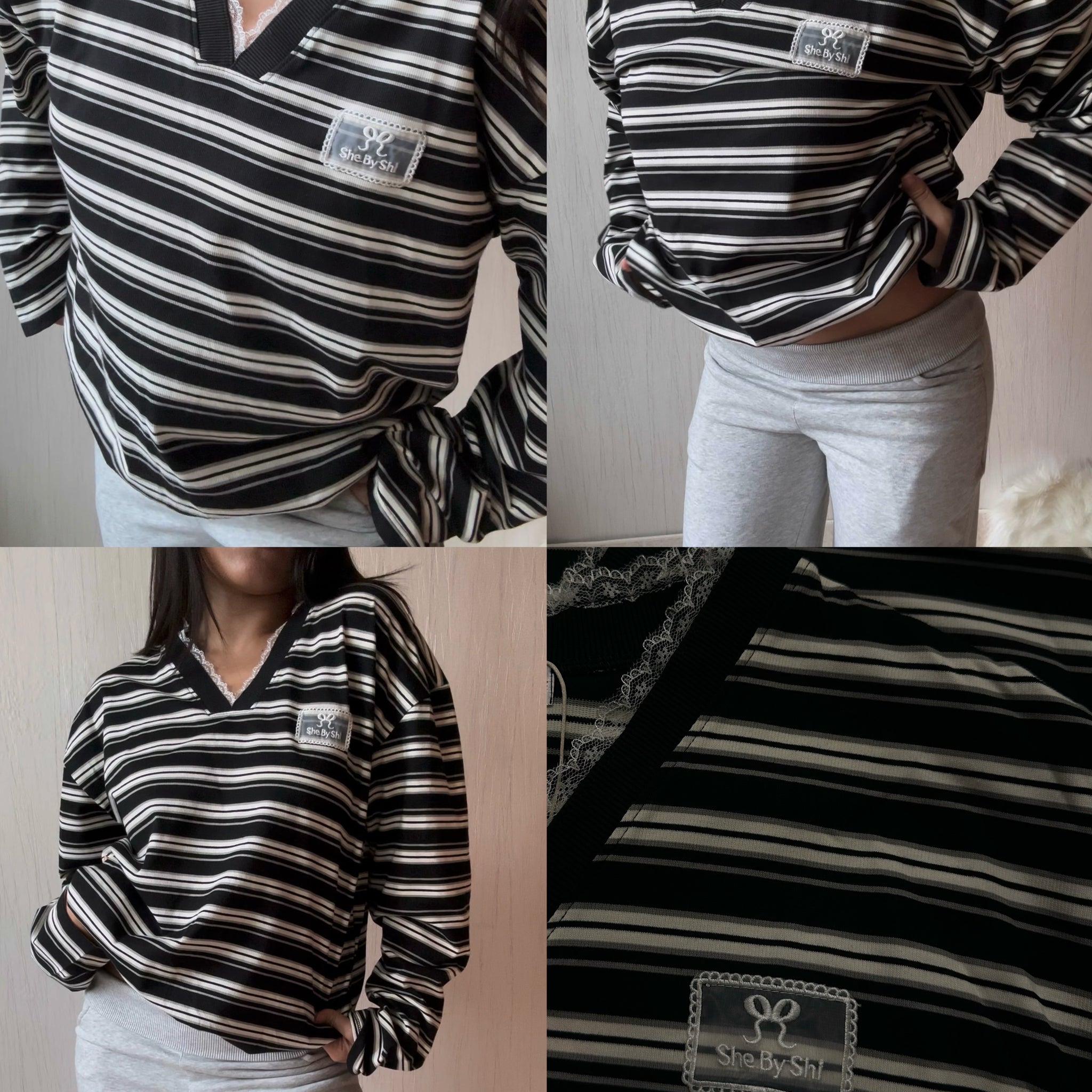 Striped Long sleeved